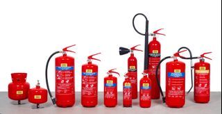 Fire Extinguisher - Dry chemical, afff, HCFC 123