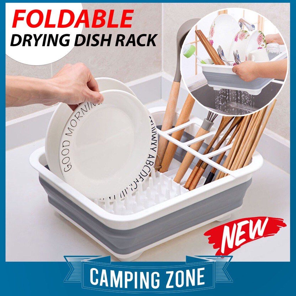Progressive collapsible dish drainer online