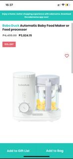 Food processor for baby ! (Boboduck brand)
