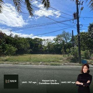 FOR SALE: 767 sqm and 847 sqm Vacant Lots in Corinthian Gardens