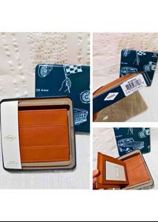 Fossil Everett Bifold with Flip ID Saddle; Original from US