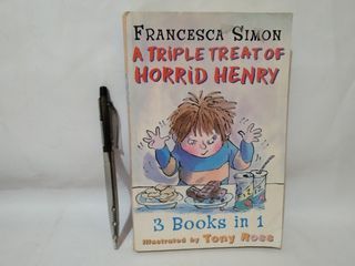 FRANCESCA SIMON A TRIPLE TREAT OF HORRID HENRY 3 Books in 1