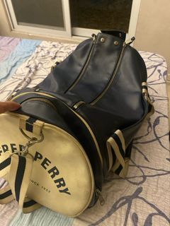 FRED PERRY DUFFLE CYLINDER BARREL BAG