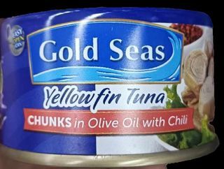 Gold Seas Yellowfin Tuna Chunks in Olive Oil with Chili 185g