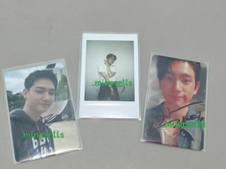 GOT 7 JY, JB, YJ Signed pc/polaroid