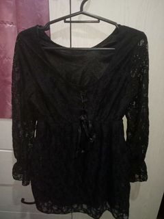 Gothic Lace Long sleeve top