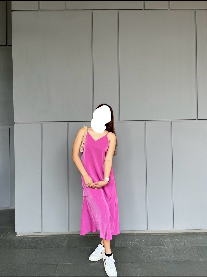 GU Uniqlo Summer Maxi Midi Dress Women s Fashion Dresses Sets Dresses on Carousell