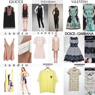 Gucci Dress Saint Laurent Sandro D&G Valentino Celine Dior Fendi Burberry