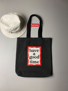 Have a Good Time - Red Frame Tote Bag.