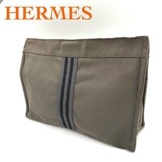 HERMES Clutch Bag Second bag Back Fool Toe
