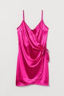 H&M Pink Satin Dress