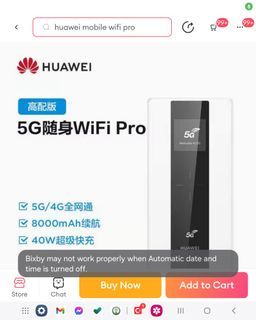 Huawei 5G  wifi pro portable mobile wireless WIFI
