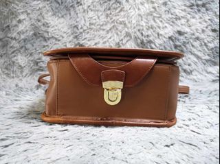 Jeanasis Dark Brown Leather Backpack Bag