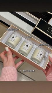 JM Candle with Box & Paperbag