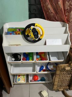 Kids Bookshelf and Toy Organizer
