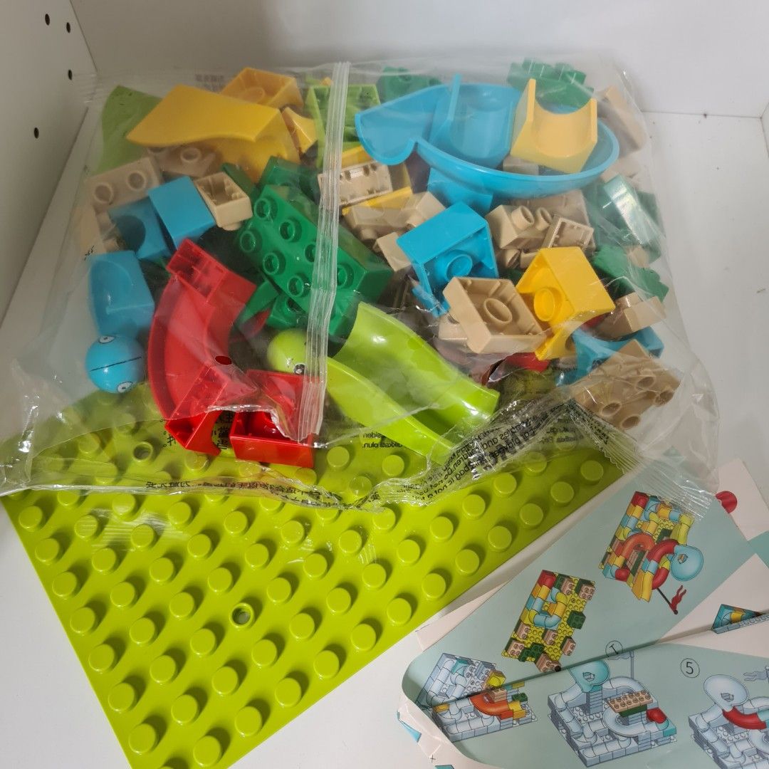 Lego marble run bola duplo, Toys & Collectibles, Mainan di Carousell