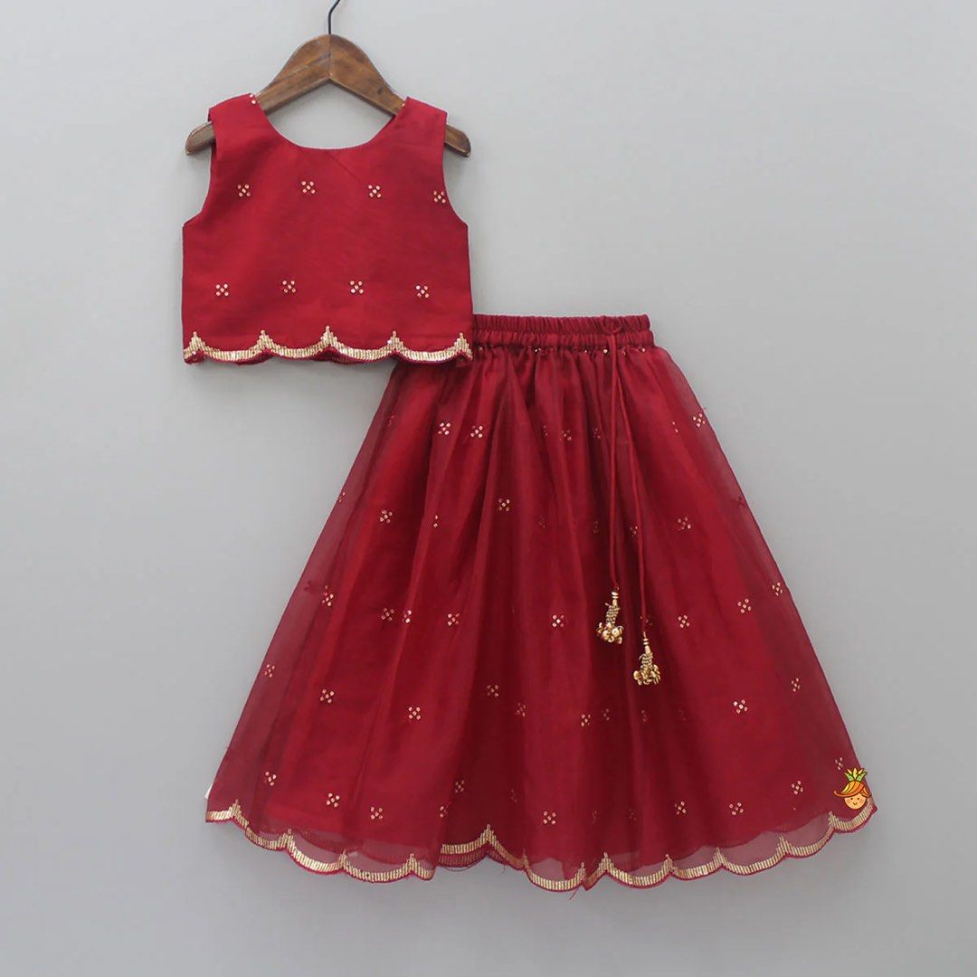 Little Muffet Kids Ethnic Wear Girls Little Muffet Sequins