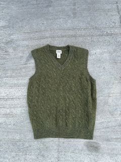 LL bean knitted vest