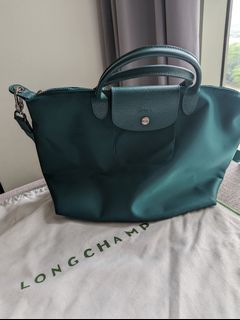 Longchamp green bag