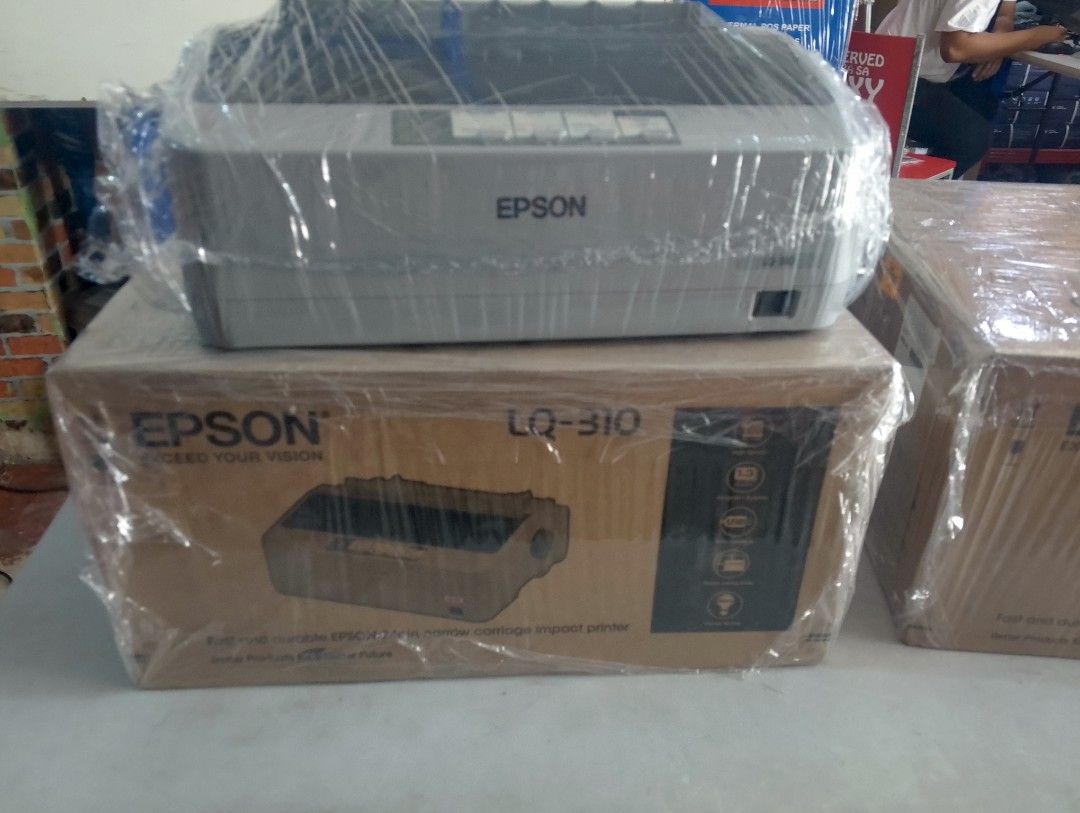 LX310 Epson printer (Category: Printers, Scanners & Copiers) located in Manila. Submitted by cm875381367283 (Listing ID 1301914349, Image 2). Description: Epson printer lx310 brand new 1 Year warranty with free continuous paper and ribbon cartridge.