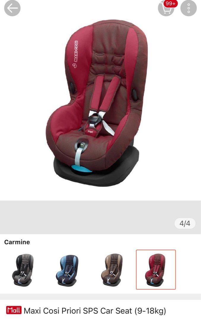 Maxi cosi priori sps car seat shop