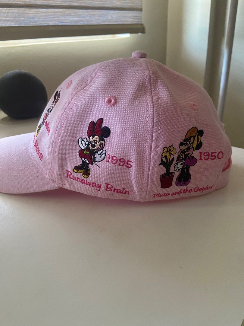 Minnie Mouse History Pink Cap Disneyland Shanghai, Women's Fashion