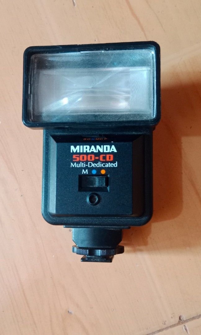 Miranda 500-CD External Flash Unit for sale (Category: Flashes) located in Bulacan. Submitted by Shoppe.Ups (Listing ID 1302024279, Image 1). Description: what you see is what you get meetups: guiguinto plaridel bulacan - sho pee checkout *(Payment First) - LBC COP/COD *(payment first for shipping fee only) -toktok / lalamove *mop: via gcash pm for interested.
