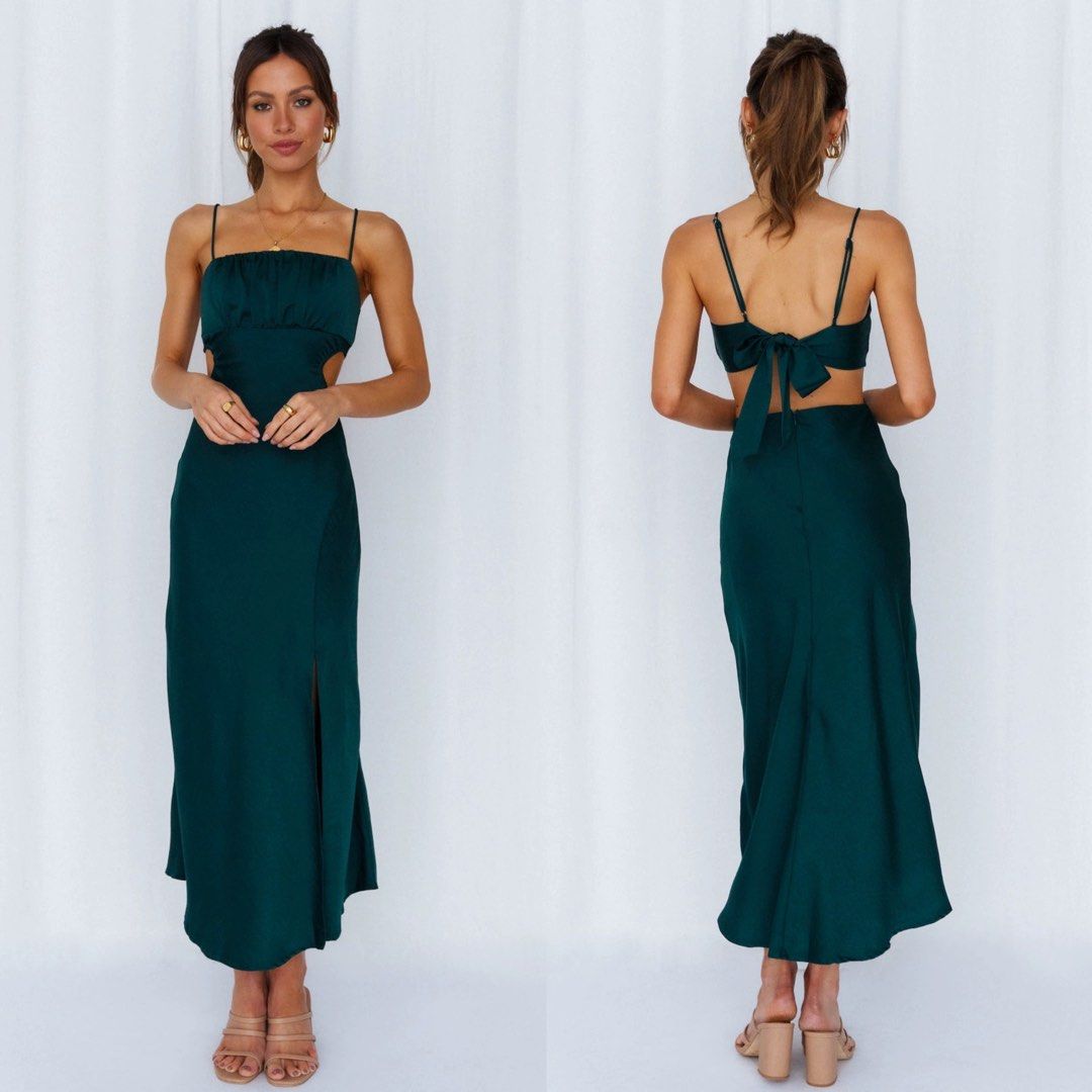 Slit dress on sale