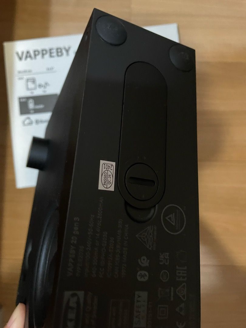 NEW] Ikea Bluetooth Speaker VAPPEBY Gen. 3 20cm X 20cm (Black), Audio,  Soundbars, Speakers & Amplifiers on Carousell