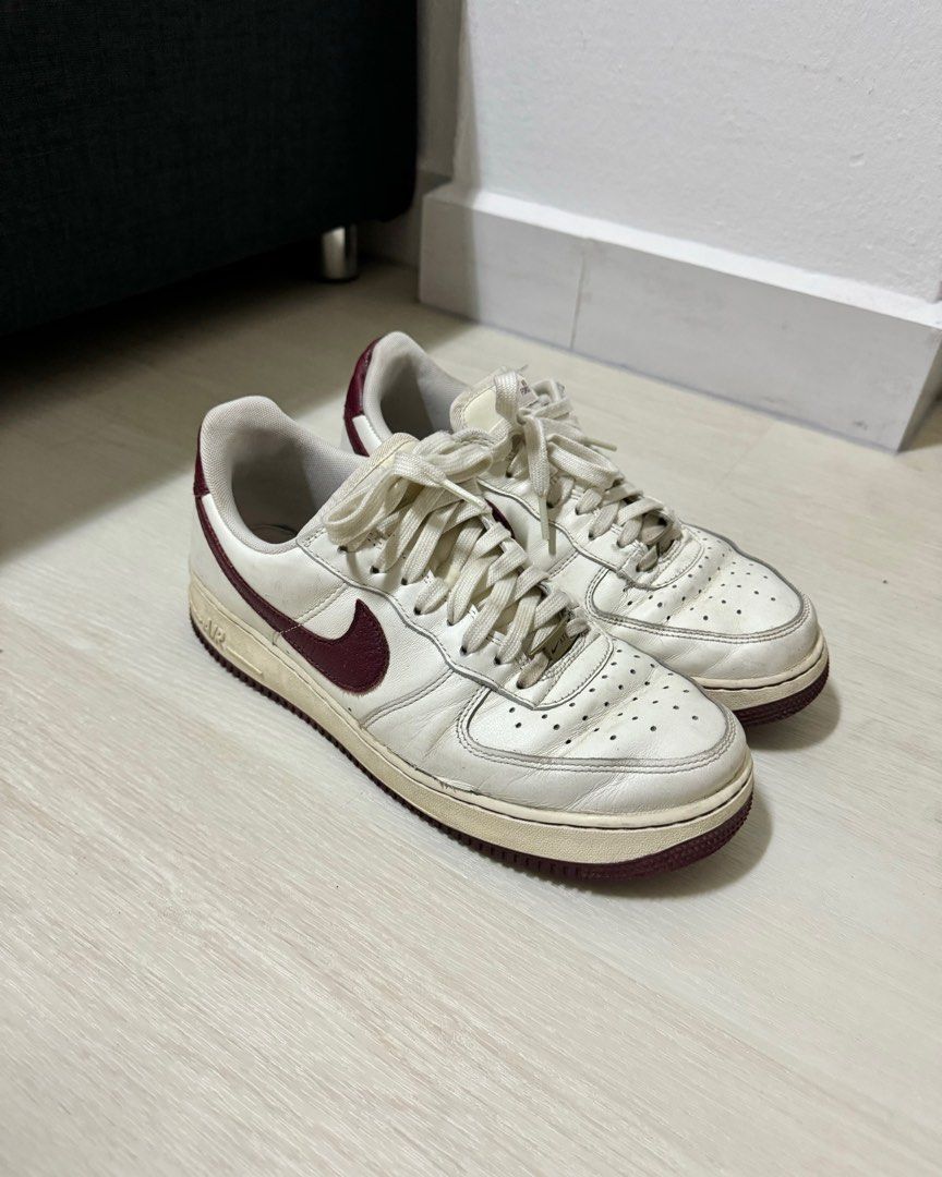 air force 1 craft dark beetroot