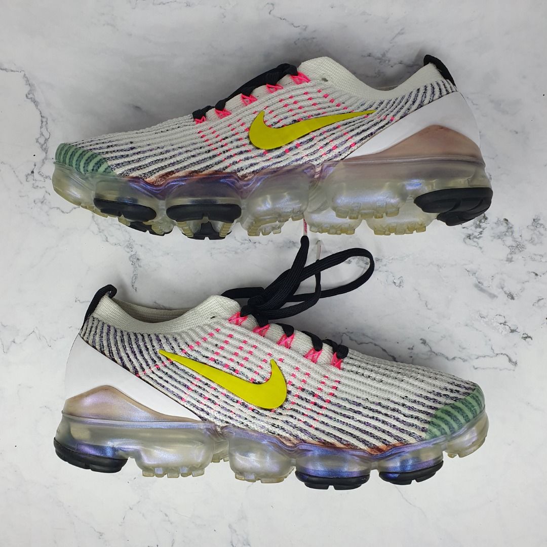 Nike Air VaporMax Flyknit 3 Dynamic Yellow men s 9.5 US P3 500 only Men s Fashion Footwear Sneakers on Carousell