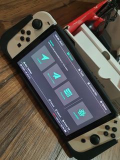 Nintendo switch OLED Jaibreak 256GB Dual boot complete set
