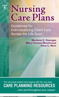 Nursing Care Plans - 9th Edition