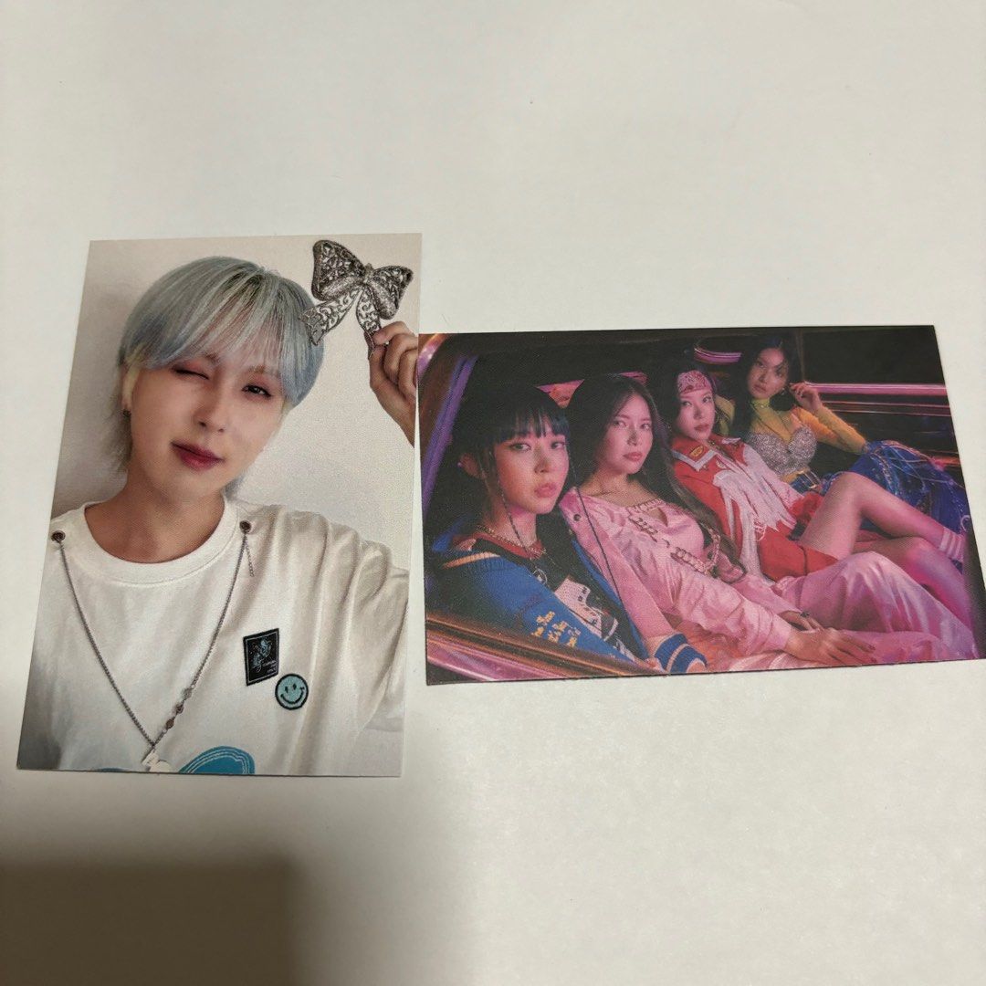 ONEWE GIUK & Mamamoo over the rainbow rbw cafe photocard, Toys