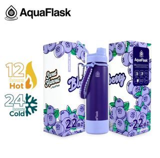 Onhand Brand New/Unused AquaFlask Sweet Harvest Blueberry (22oz)