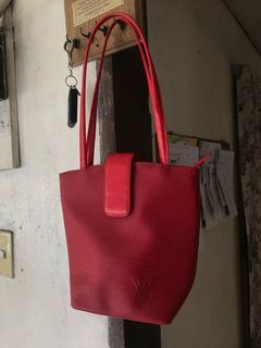 Original Vintage Red Louis Vuitton Shoulder Bag