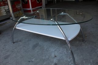 Oval Glass Coffee or Center Table 🇯🇵