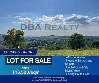 Overlooking Two Adjacent Lots for Sale in Eastland Heights, Antipolo
