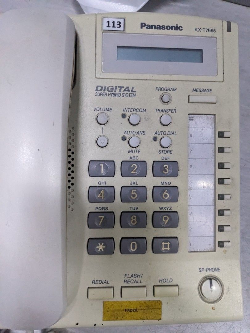 Panasonic PBX phone