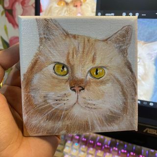 Pet Portrait Custom (Acrylic Painting)