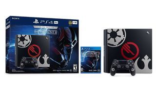 PlayStation 4 Pro 1TB Limited Edition Console - Star Wars Battlefront II Bundle with other games