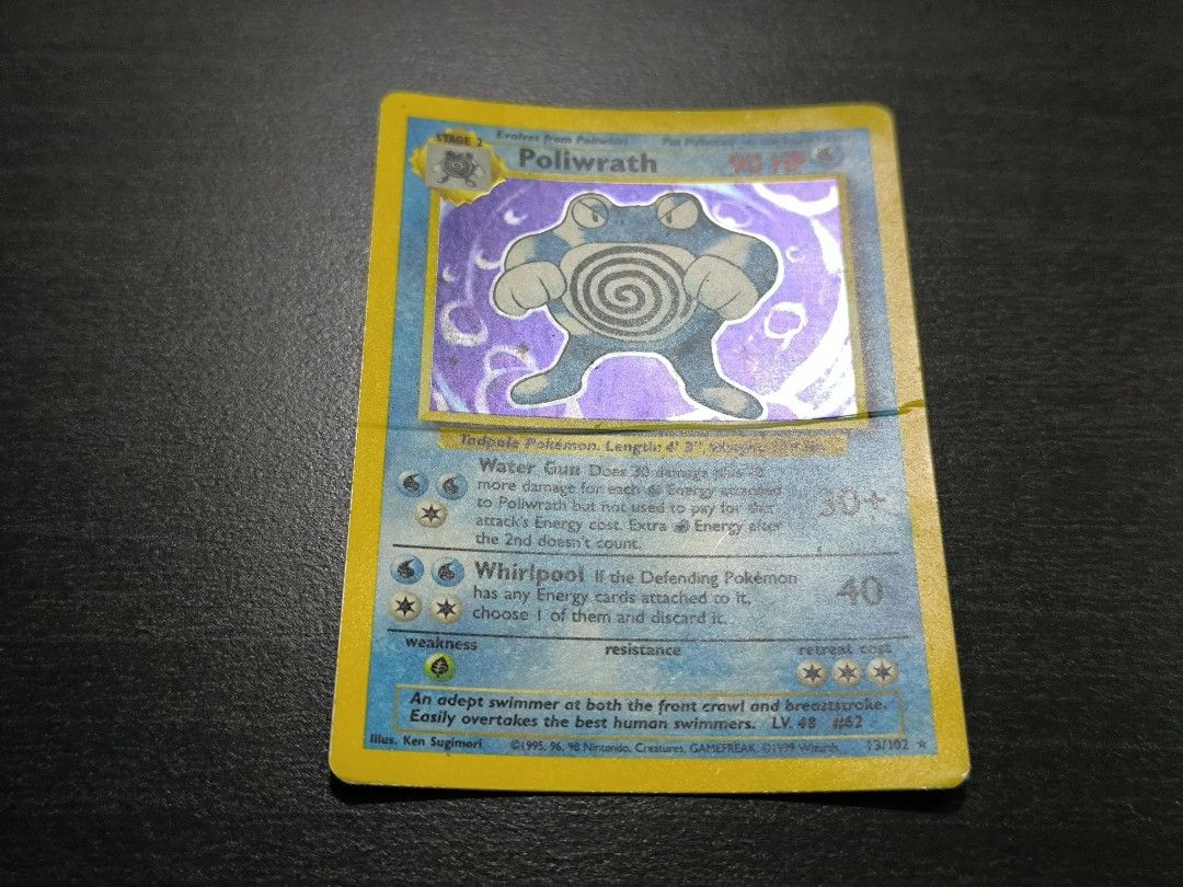 Pokemon Poliwrath 13/102 Base Set, Hobbies & Toys, Toys & Games on Carousell Pokemon Poliwrath 13/102 Base Set, Hobbies & Toys, Toys & Games on Carousell