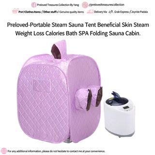 Portable Steam Sauna Tent Beneficial Skin Steam Weight Loss Calories Bath SPA Folding Sauna Cabin.