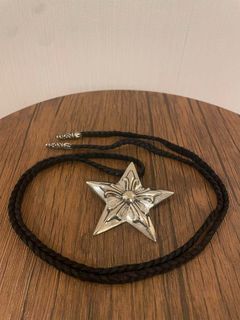 Rare item Chrome Hearts 5 point large star blade necklace