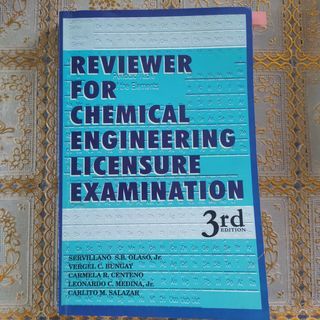 Review for Chemical Engineering Licensure Examination 3rd Ed.