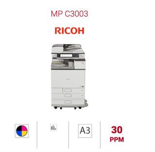 Ricoh MP C3003 Copier Machine | Colored Printer