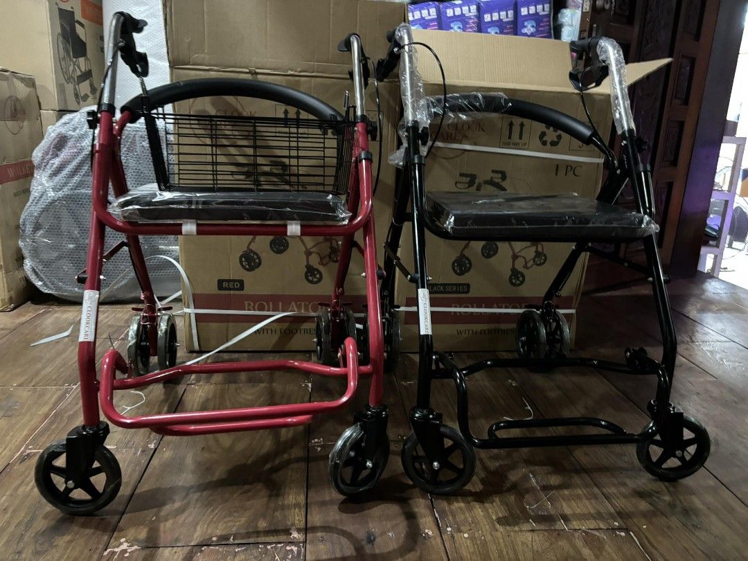 ROLLATOR WITH FOOTREST (Category: Braces, Support & Protection) located in Quezon City. Submitted by ashleylobi46036 (Listing ID 1302032483, Image 1). Description: 📌📌✨AVAILABLE ✨📌📌 👉 ONHAND ❗❗❗ 📍📍 ROLLATOR WITH FOOTREST ✅ ✅ BRANDNEW ✅ HEAVY DUTY ✅ GOOD QUALITY ✅ONHAND ➡️OPEN FOR PICK UP & DELIVERY ➡️WE DELIVER NATIONWIDE LUZON, VISAYAS, MINDANAO ➡️💯 LEGIT ONLINE SELLER ➡️ALL MEDICAL SUPPLY ARE AVAILABLE ✅ WE ACCEPT ‼️ ➡️(COD)CASH ON DELIV