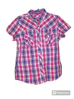 RRJ Women Polo Shirt Checkered (Buy 1 Get 1 Free)