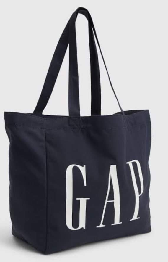 Gap canvas tote bag hot sale