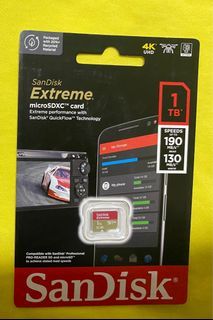 Sandisk Extreme 1TB - 4,500 Official Micro SD for Nintendo Switch 256gb- 1300